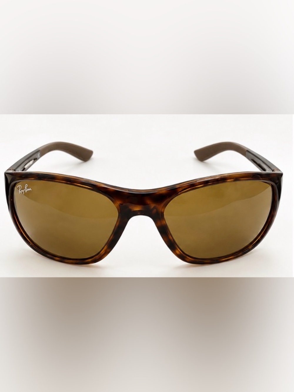 Ray-Ban Tortoise Brown Sunglasses with Brown Lenses + Original Case